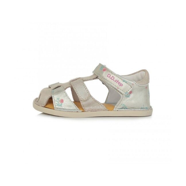 D.D.Step barefoot laste suvejalatsid, looduslik nahk, suurus 19–30