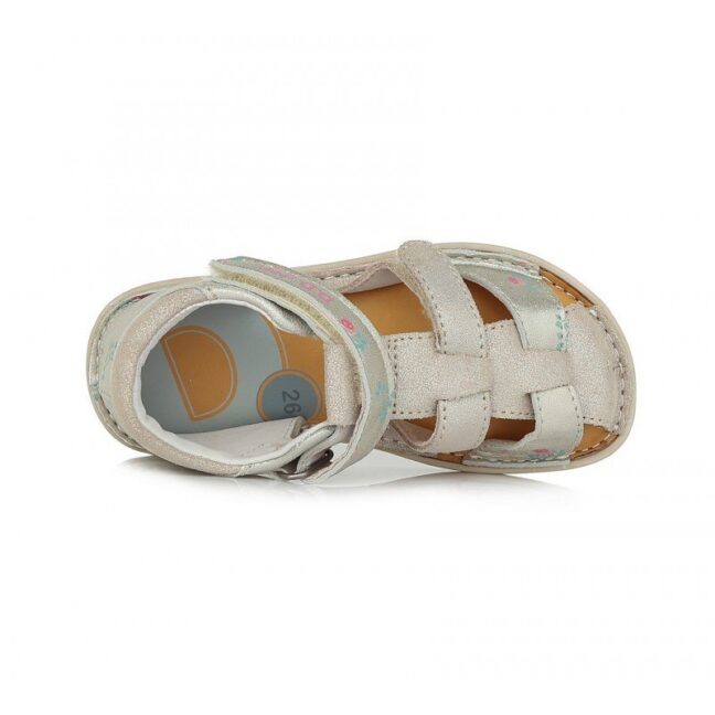 D.D.Step barefoot laste suvejalatsid, looduslik nahk, suurus 19–30 – toote pilt