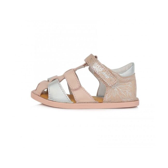 D.D.Step barefoot laste suvejalatsid, looduslik nahk, suurus 19–30