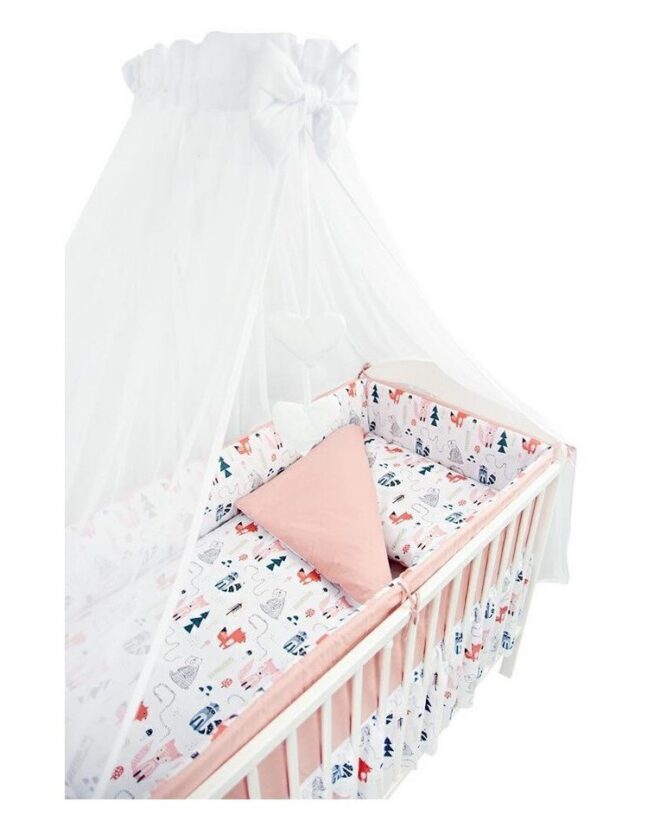 6-osaline oranž voodipesukomplekt rebastega – Öko-Tex Standard 100, 100% puuvill