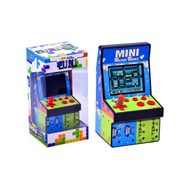 Mini Retro Automaat, kaasaskantav konsool 200 mänguga, sobib vanusele 3+
