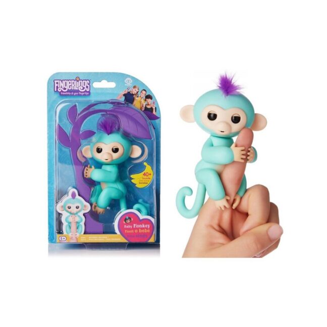 Interaktiivne mänguasi Fingerlings Monkey, sisseehitatud liikumis- ja helisensoritega