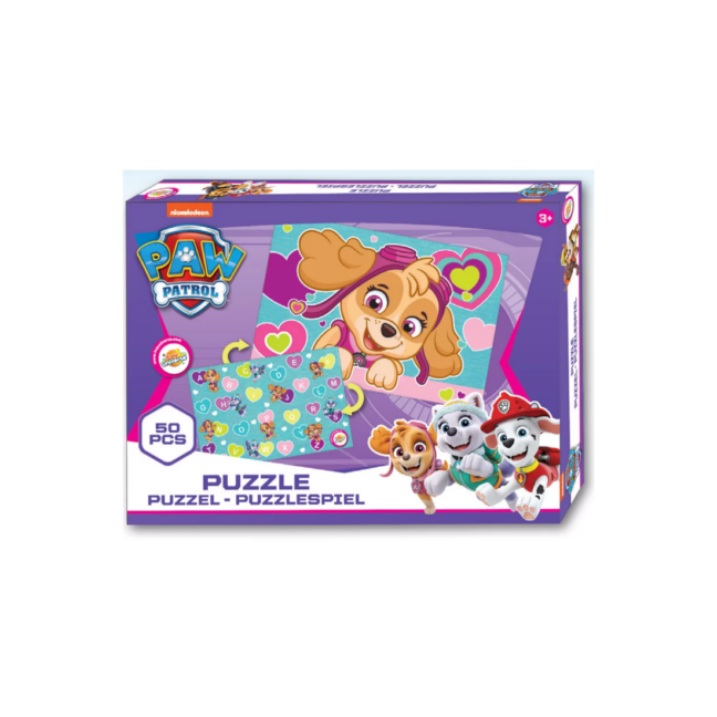 Paw Patrol 50-osaline pusle – lõbus ja hariv mäng lastele