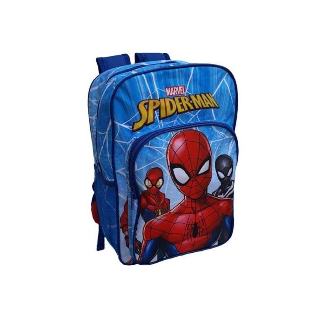 Spiderman koolikott, mugav ja mahukas laste koolikott, kõrgus 36 cm