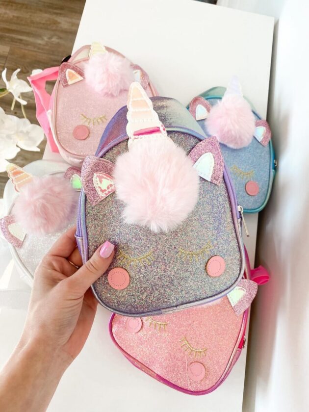 Laste crossbody Unicorn – värviline ja stiilne ükssarviku teemaline õlakott tüdrukutele.