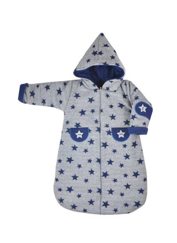 koala baby kottkombe halli ja sinist värvi