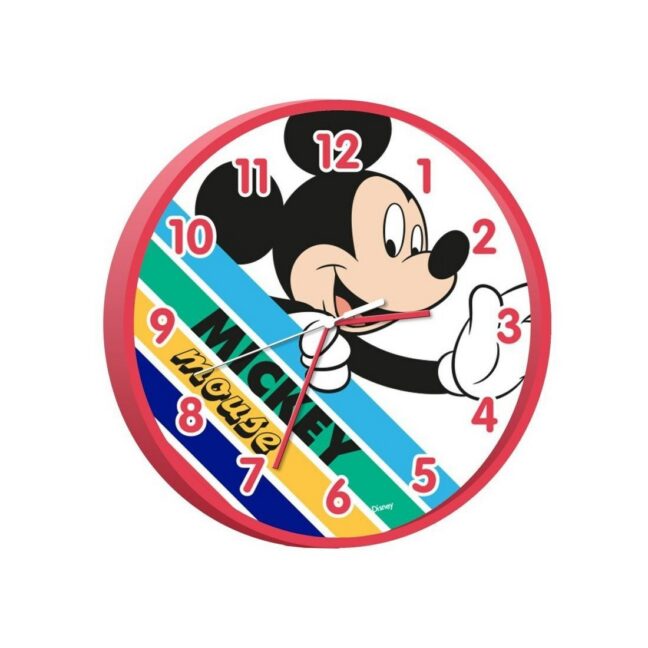 Seinakell "Mickey" – 25 cm läbimõõduga Disney teemaline kell lapse tuppa