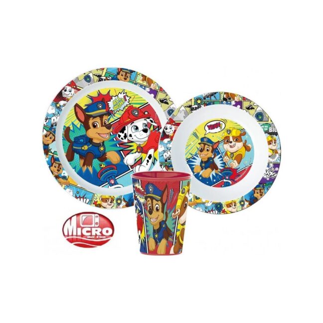 Paw Patrol lauanõude komplekt, BPA-vaba ja turvaline sööginõude komplekt lastele