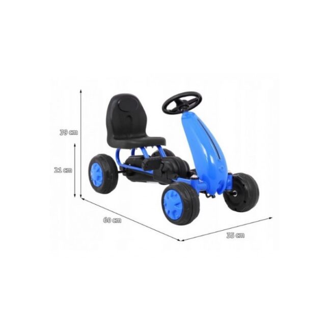 Pedaalidega kartauto – toote pilt