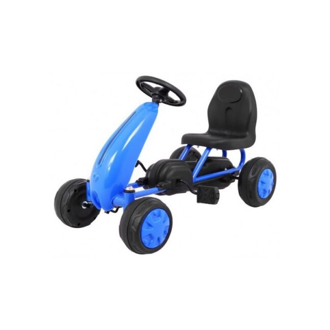 sinist värvi pedaalidega kart