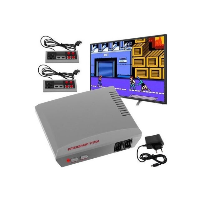 Retro mängukonsool 256 mänguga – 8-bitine mängusüsteem