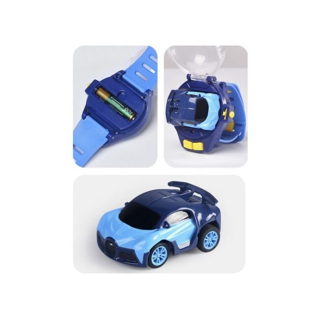 Käel juhitav mudelauto koos juhtimiskellaga