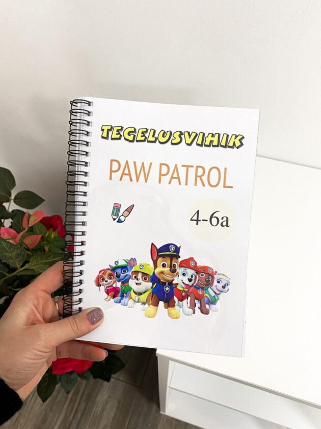 Tegelusvihik PAW PATROL 4-6 AASTASTELE – hariv ja lõbus õppematerjal lastele