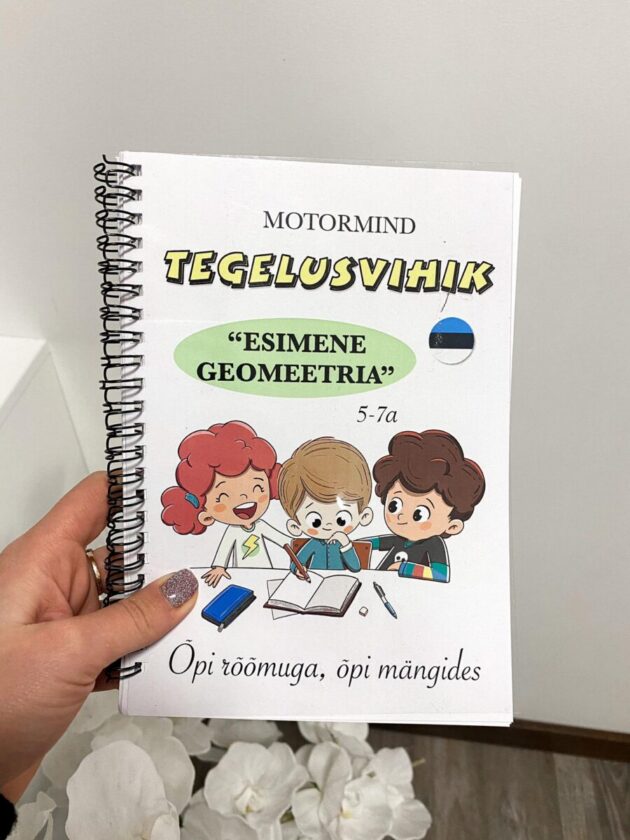 Tegelusvihik ESIMENE GEOMEETRIA – hariv ja lõbus õppematerjal lastele