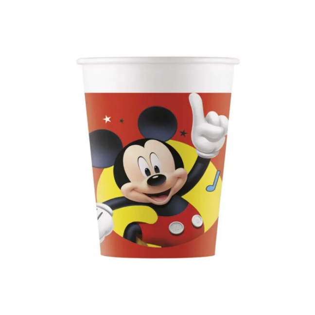 Miki Hiire teemalised ühekordsed joogitopsid, ideaalsed laste sünnipäevadeks ja Disney pidudeks.