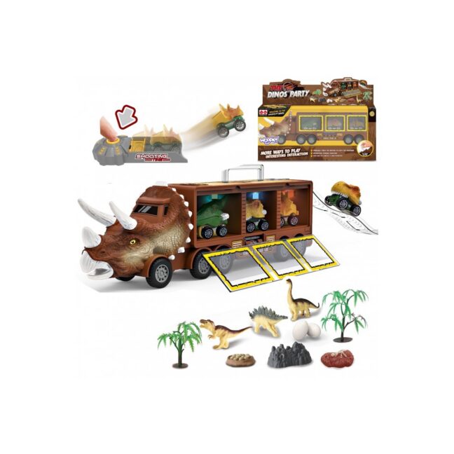 Dinosauruse auto komplekt – mitme autoga lõbus mängukomplekt lastele