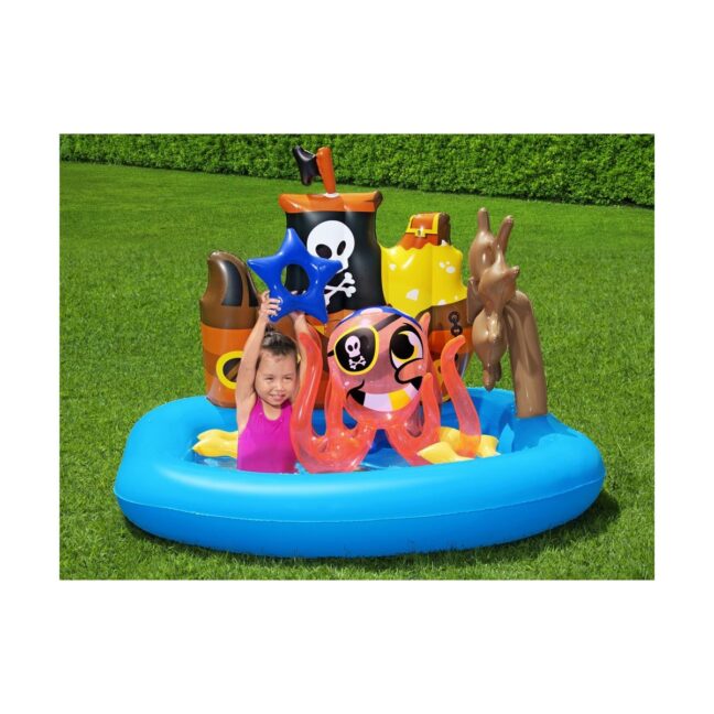 Lastebassein "Piraadid", 140x130x104 cm, vastupidav PVC materjal