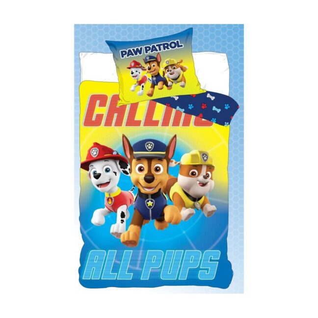 Paw Patroli tegelastega 2-osaline voodipesukomplekt