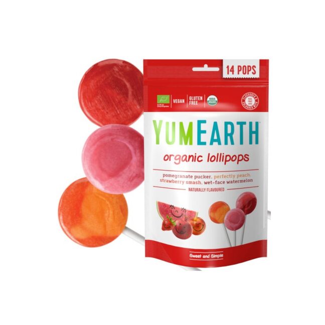 YumEarth puuviljamaitselised mahedad pulgakommid