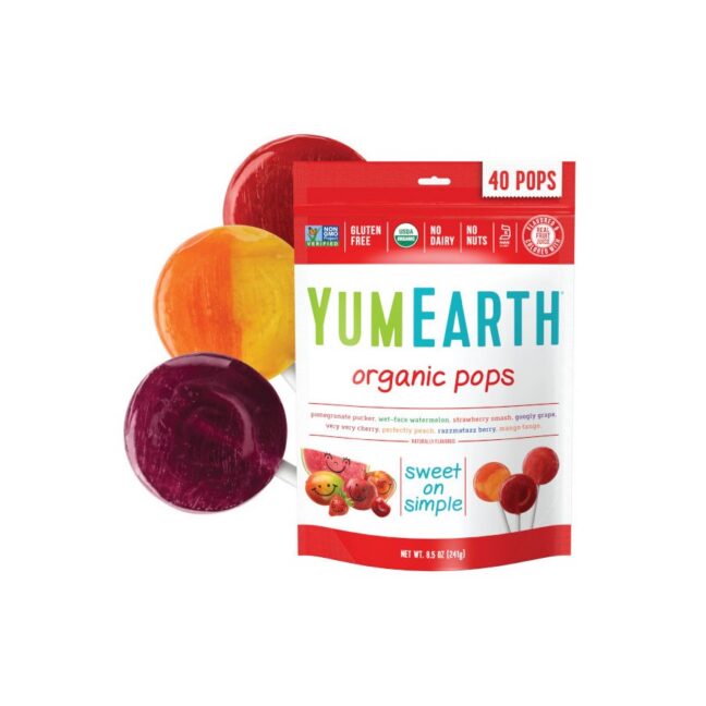 YumEarth mahedad puuviljamaitselised pulgakommid