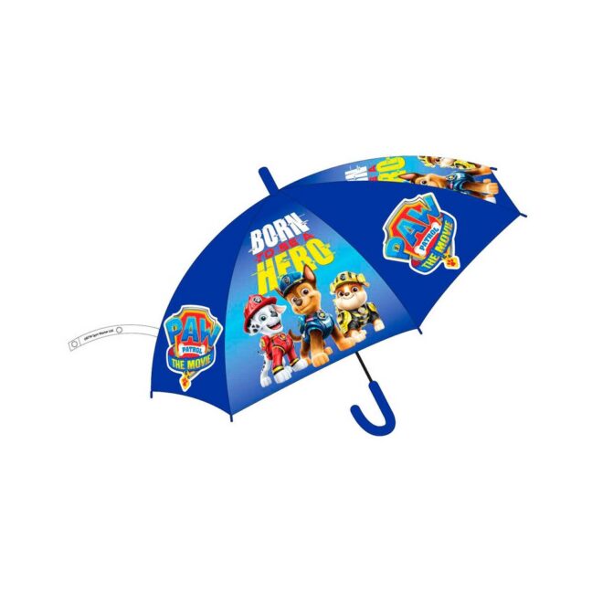 Sinine Paw Patroli vihmavari lastele tegelaste piltidega