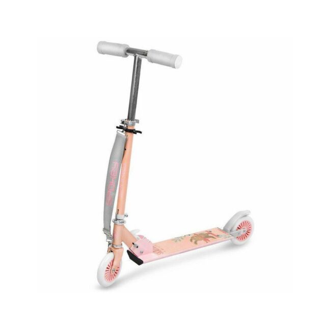 Scooter 120 MM SNAPP - PINK, kokkupandav roosa tõukeratas lastele