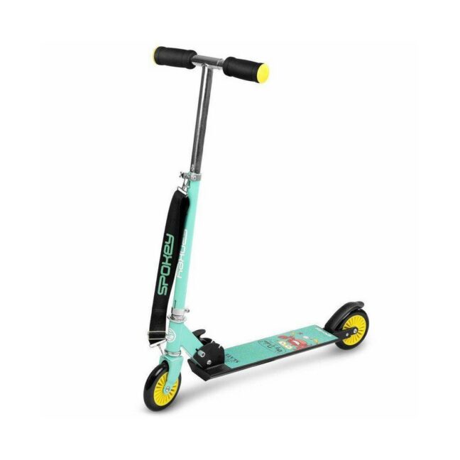 Scooter 120 MM SNAPP - GREEN, kokkupandav roheline tõukeratas lastele