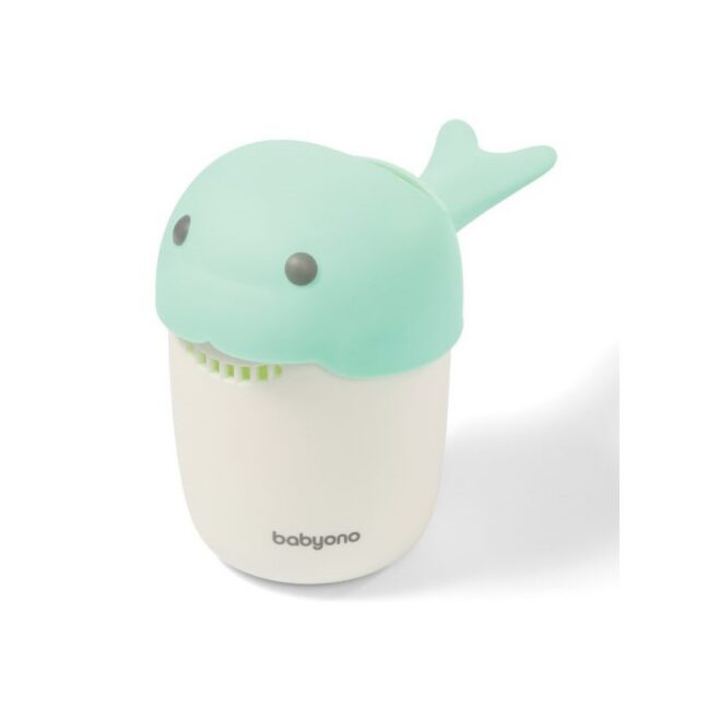 Pealoputuskann Whale – ohutu ja mugav loputuskann beebile