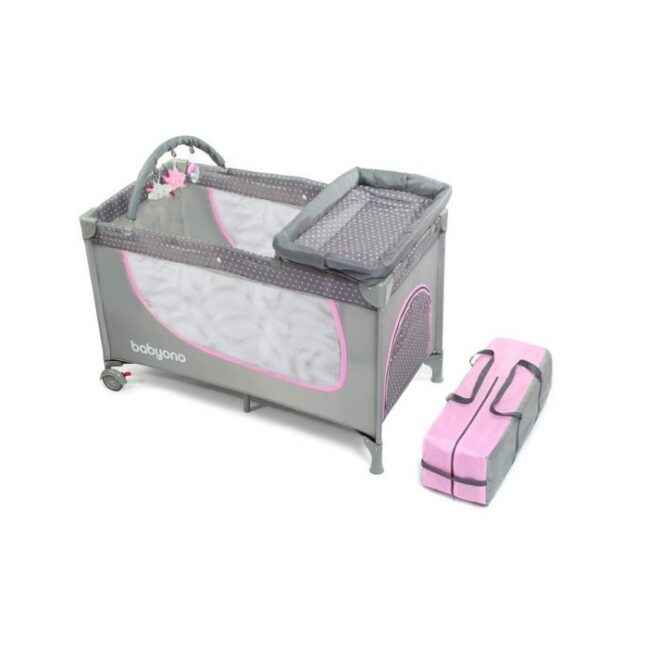 Babyono roosa reisivoodi – toote pilt