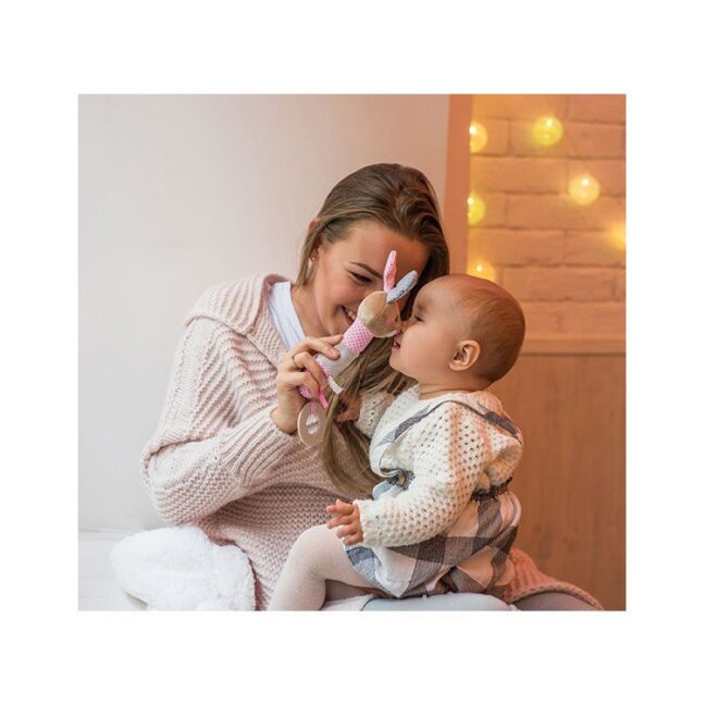 Beebi mänguasi BUNNY JULIA – pehme ja arendav kaisukas beebile – toote pilt