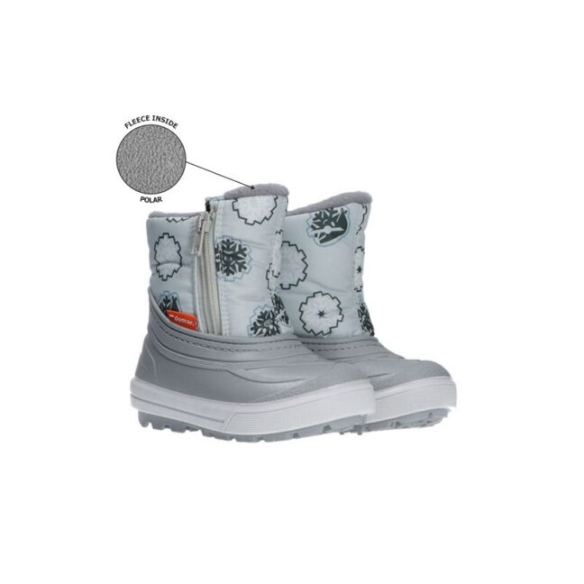 Hallid mustrilised Demar Winter Light laste talvesaapad