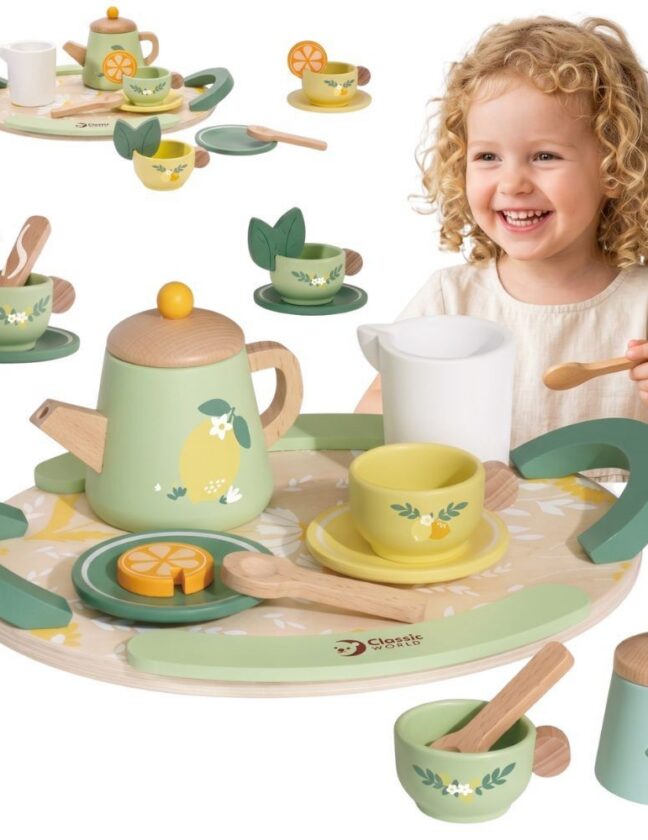 Classic World WORLD puidust teekomplekt 14 osa – toote üldvaade