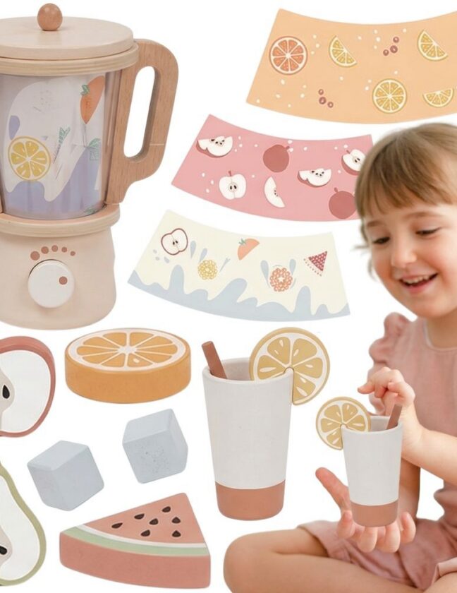 Tooky Toy TOY köögiblender tarvikutega – 18 pieces – toote üldvaade