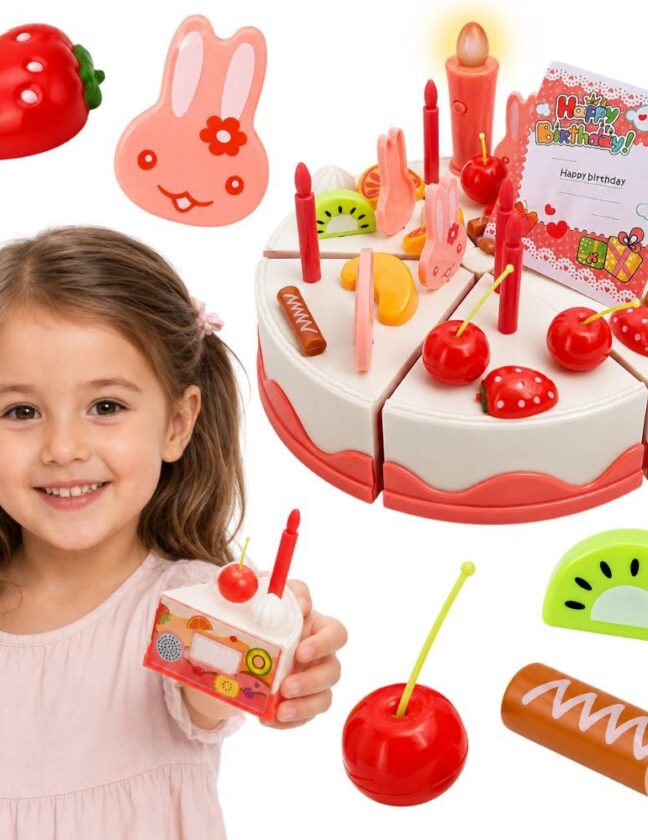 WOOPIE 40-osaline sünnipäevatordi mängukomplekt