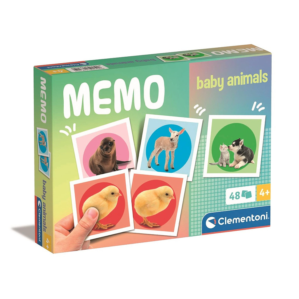 Animals Baby memoriin 48-osaline Clementoni – tootepilt