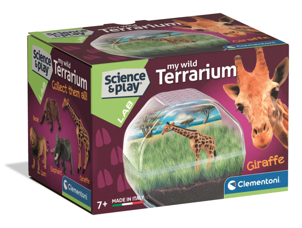 Animals Giraffe mini-terraariumikomplekt Clementoni – tootepilt