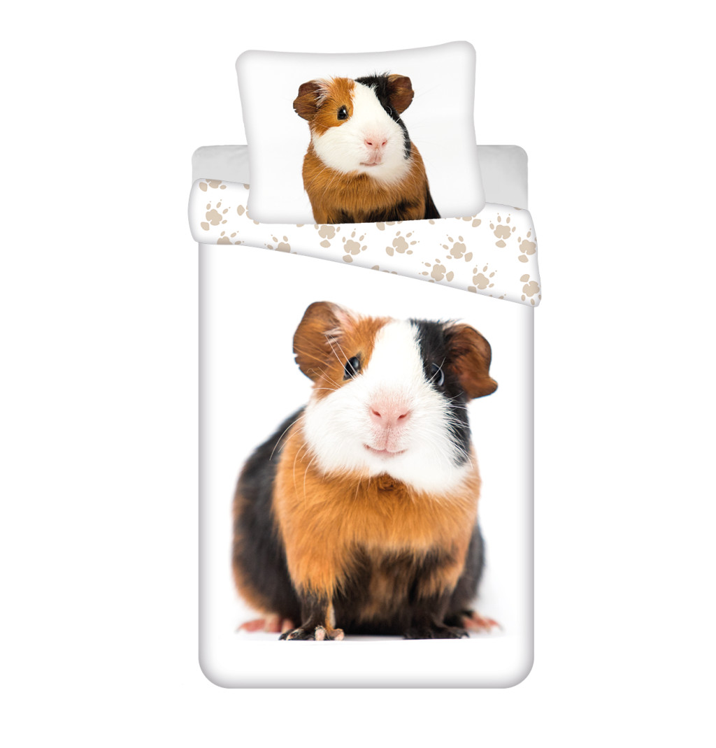 Animals Guinea Pig voodipesukomplekt 140x200cm, 70x90 cm – tootepilt