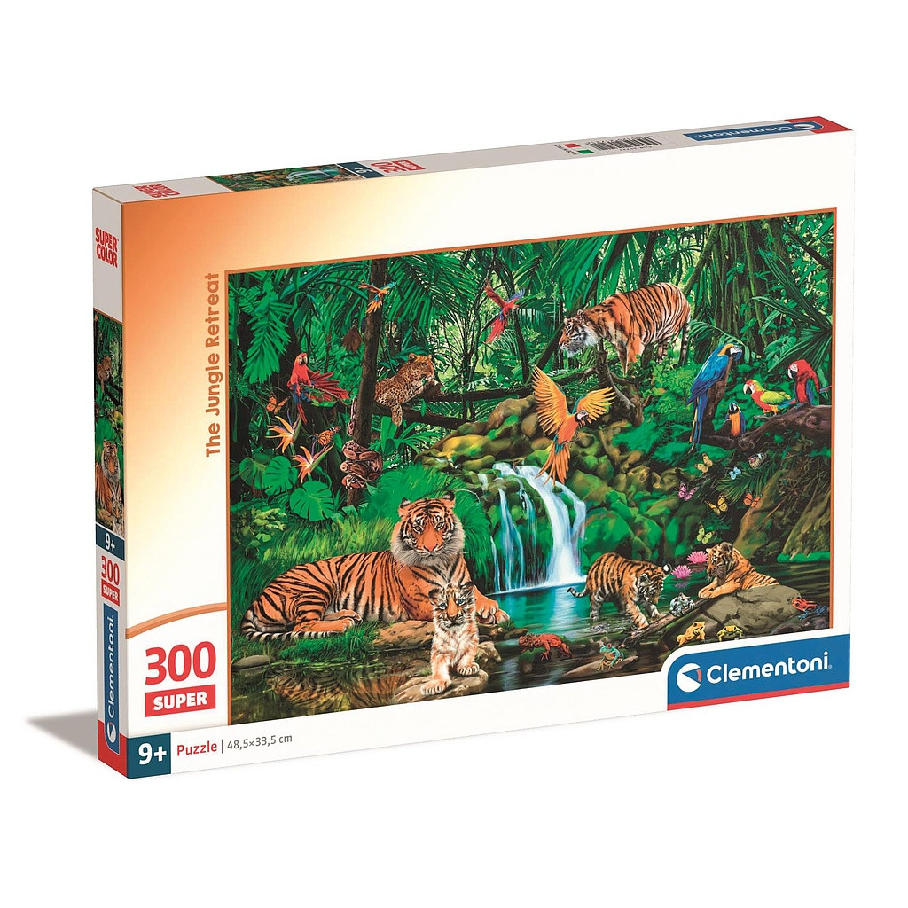 Animals Jungle Retreat 300-osaline Clementoni pusle – tootepilt