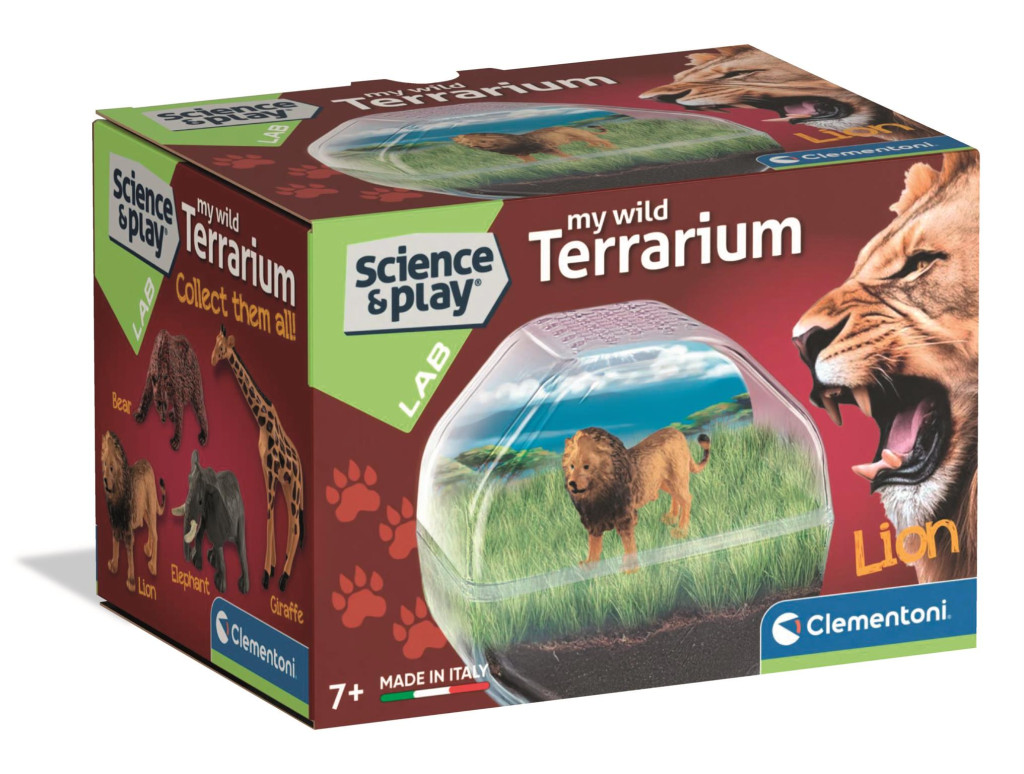 Animals Lion mini-terraariumikomplekt Clementoni – tootepilt