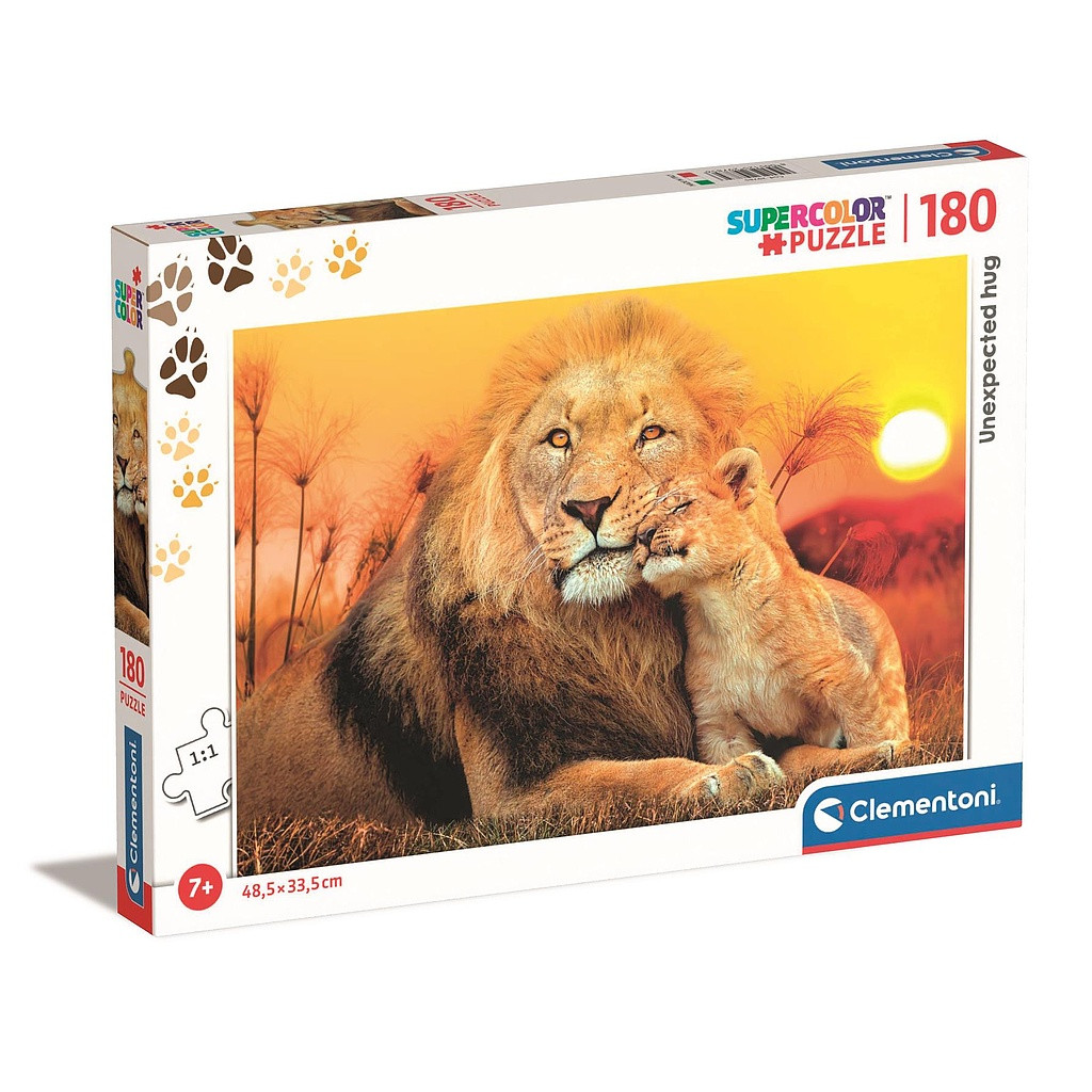 Animals Lion Unexpected Hug 180-osaline pusle Clementoni – tootepilt