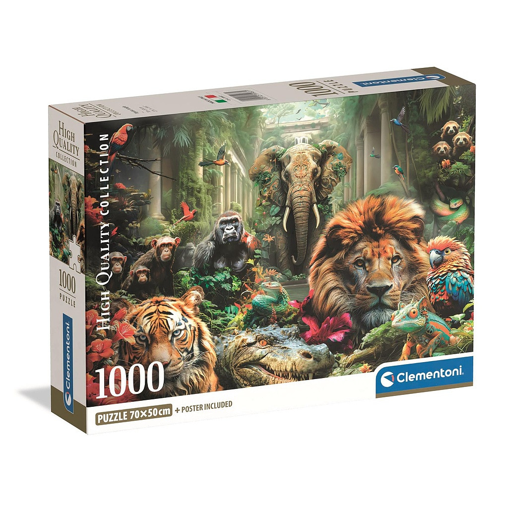 Animals Mystic Jungle 1000-osaline Clementoni pusle – tootepilt