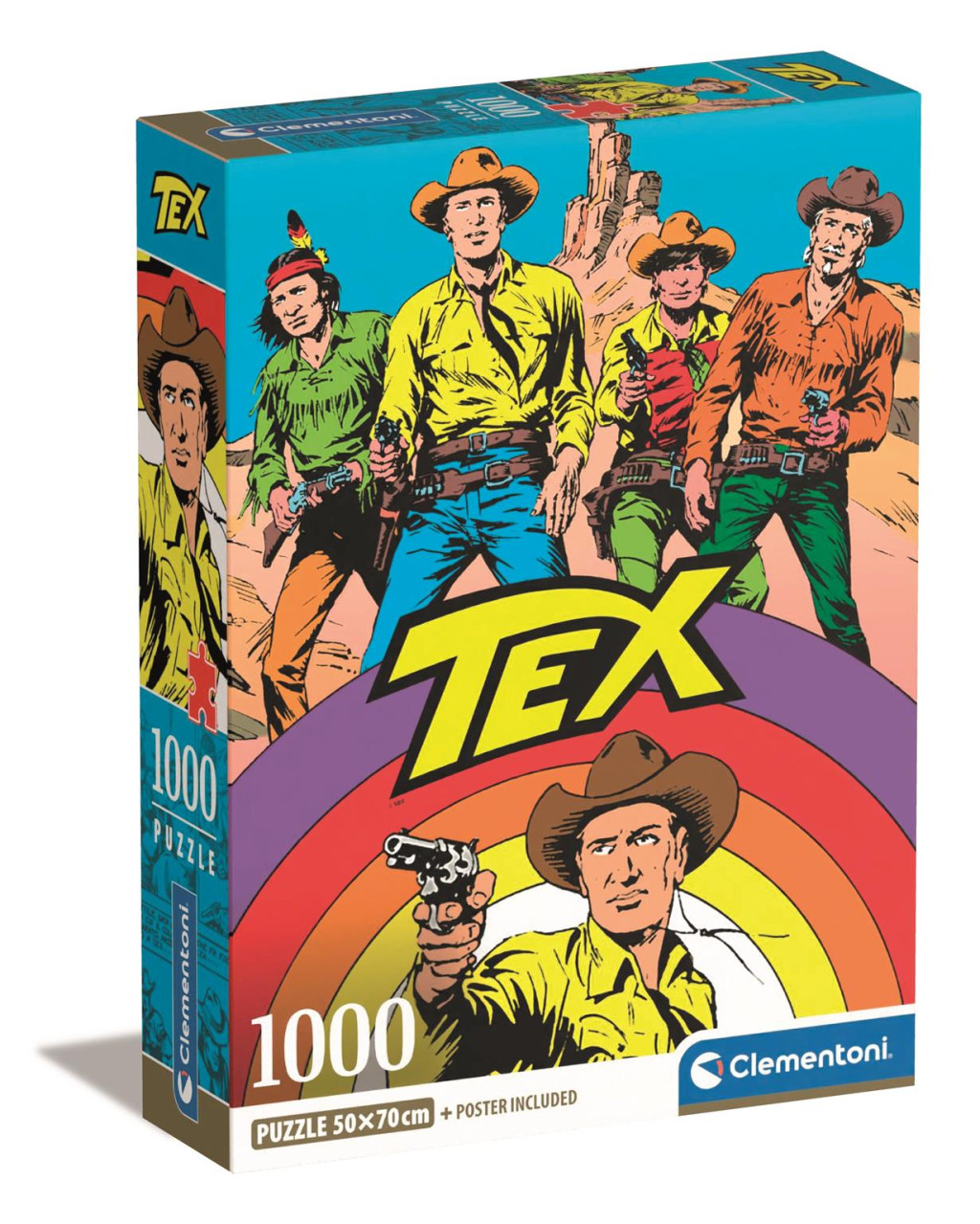Anime Rainbow Tex Willer 1000-osaline Compact pusle Clementoni – tootepilt