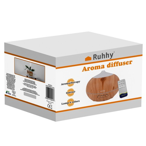 Aroomidifuuser ja õhuniisutaja 23510, 400 ml, helepruun