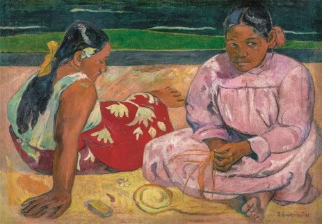 Art Gauguin Tahiti Women 1000-osaline Compact pusle Clementoni – detailvaade 2