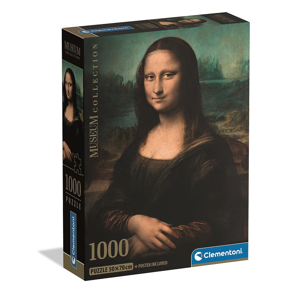 Art Mona Lisa 1000-osaline Compact pusle Clementoni – tootepilt