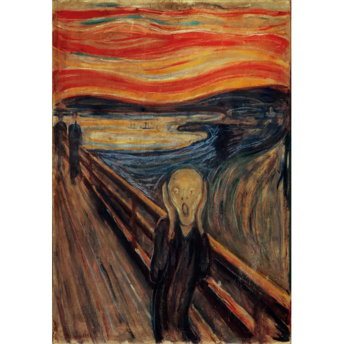 Art Munch The Scream 1000-osaline Compact pusle Clementoni – detailvaade 2