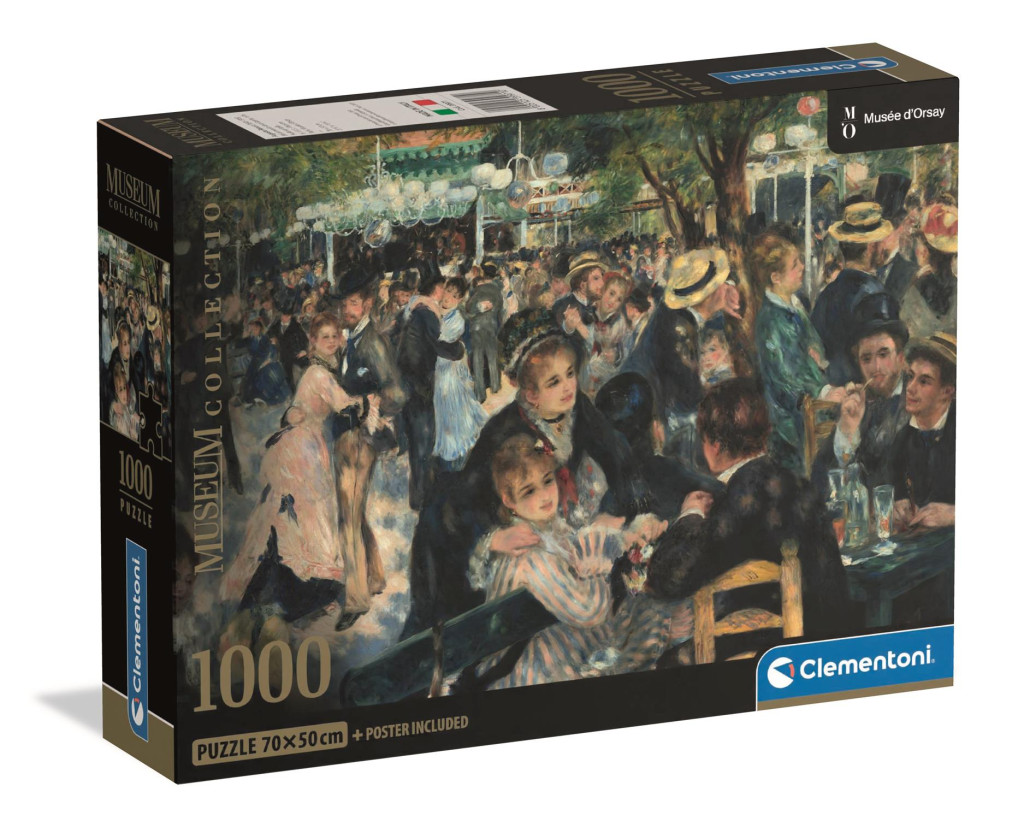 Art Renoir Ball at the Moulin de la Galette Compact 1000-osaline pusle Clementoni – tootepilt