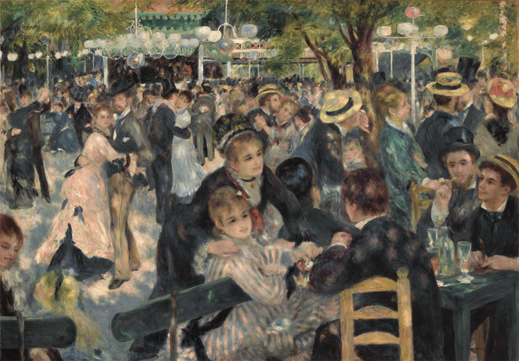 Art Renoir Ball at the Moulin de la Galette Compact 1000-osaline pusle Clementoni – detailvaade 2