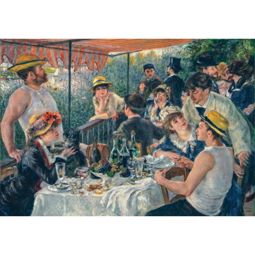 Art Renoir Luncheon of the Boating Party 1000-osaline pusle by Clementoni – detailvaade 2