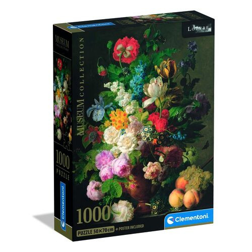 Art Van Dael Flower Vase 1000-osaline Compact pusle Clementoni – tootepilt